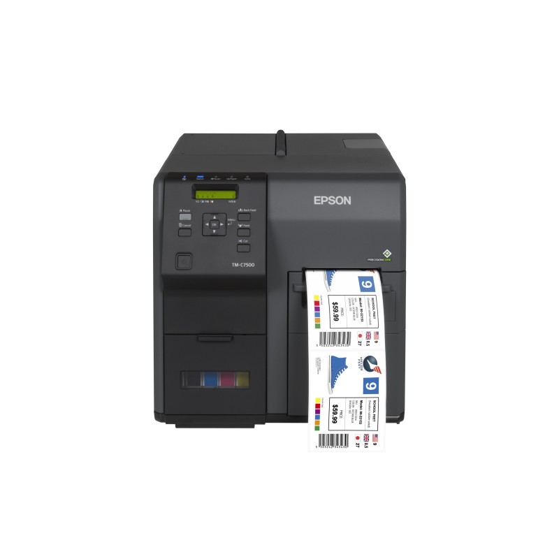 Epson ColorWorks C7500 label printer Inkjet Color 600 x 1200 DPI 300 mm/sec Wired Ethernet LAN